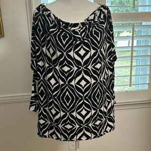 Michael Kors long sleeve top Large NWT